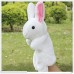 Coxeer Rabbit Plush Puppet 2PCS Animal Toys Cute Rabbit Hand Puppets Easter Bunny Toys for Kids White B078K9VH8Z